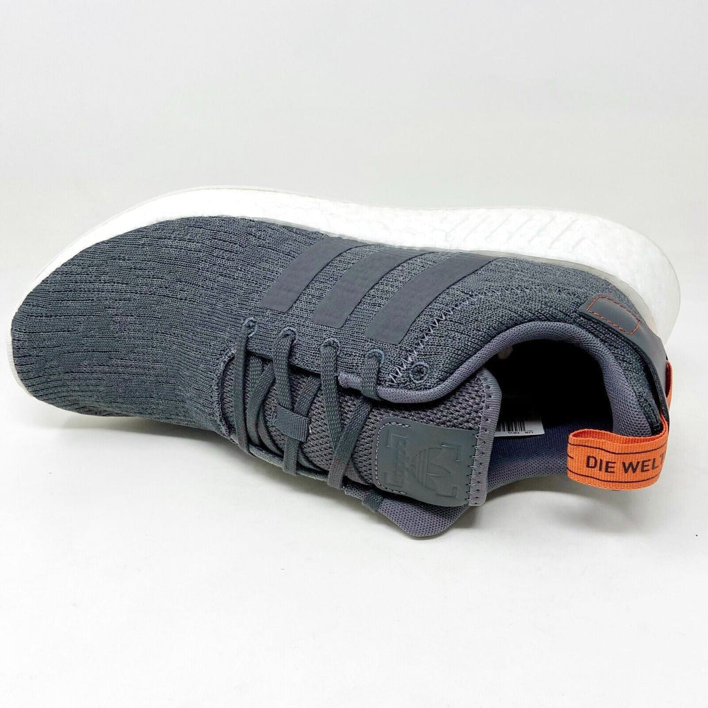 Adidas Originals NMD R2 Grey Five Future Harvest Mens Running Sneakers BY3014