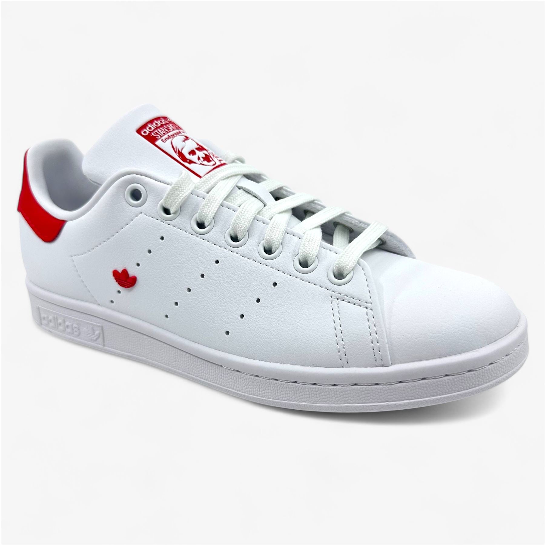 Adidas Stan Smith Cloud White Active Pink Womens Athletic Sneaker