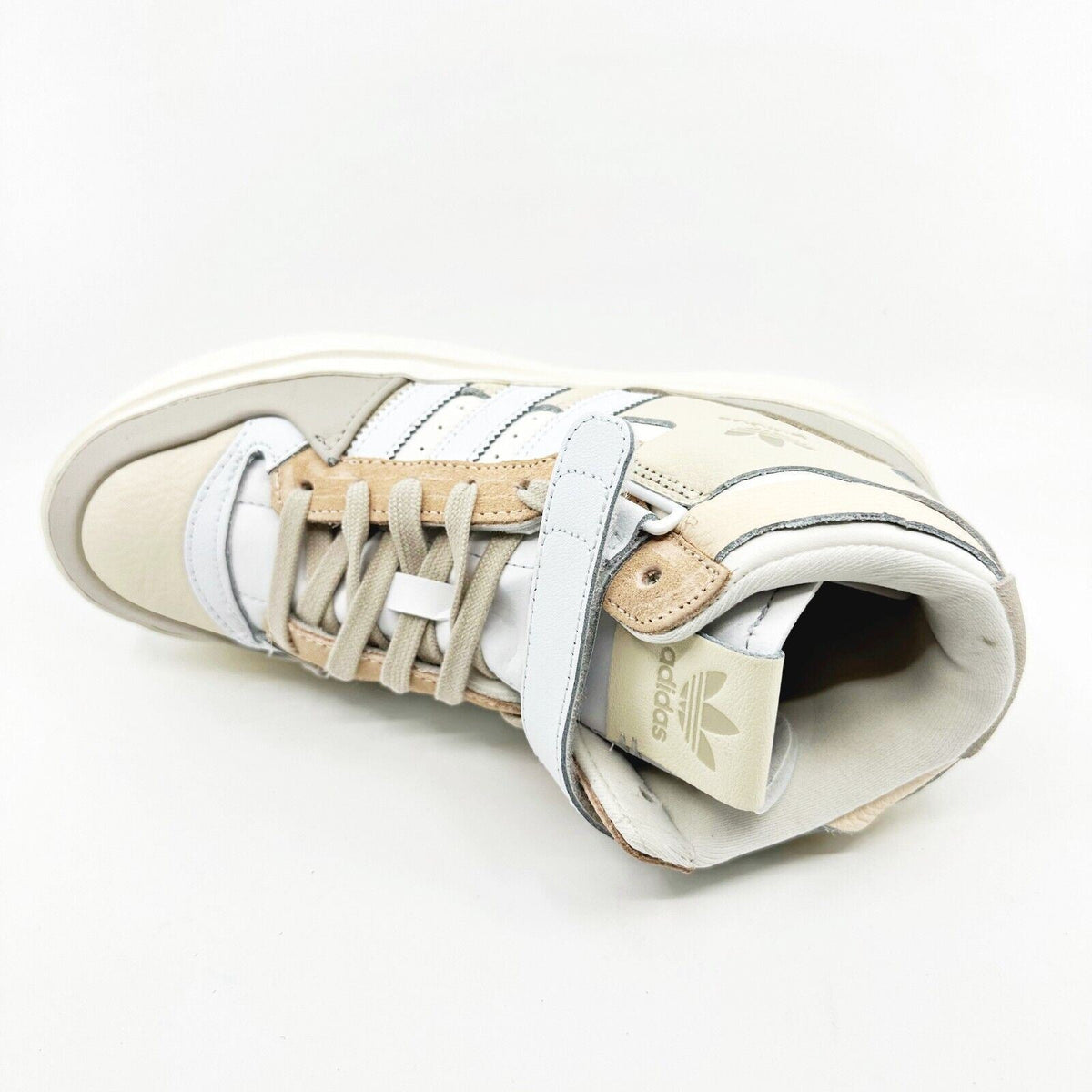 Adidas Forum Bonega Mid Ecru Tint Cloud Womens Sneakers GW7061