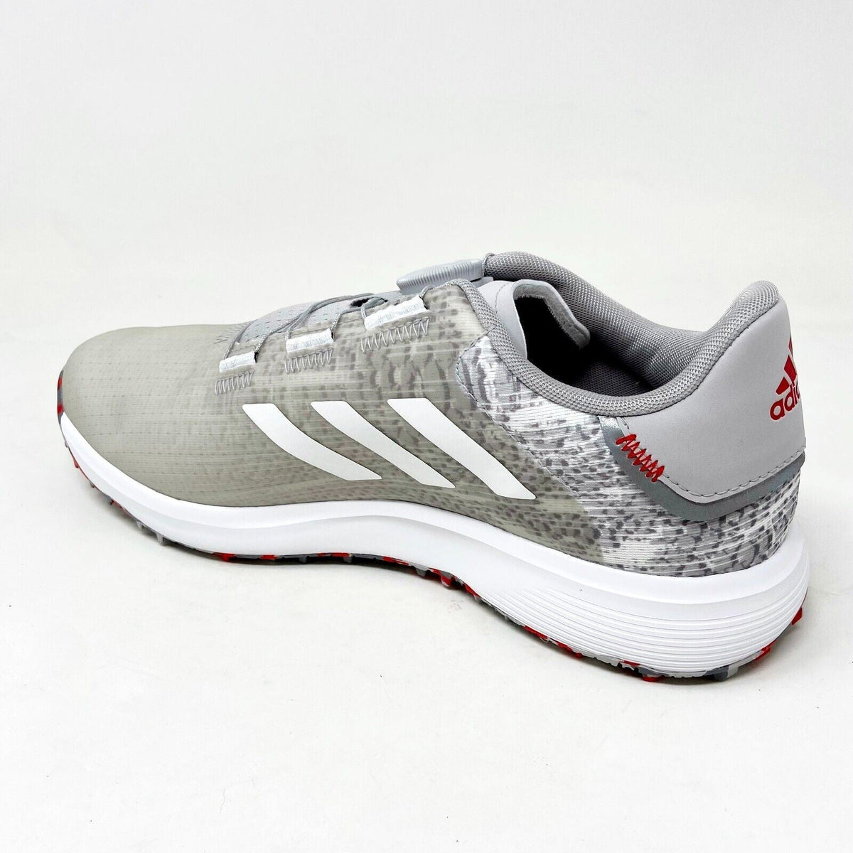 Adidas S2G SL BOA Spikeless Grey Mens Waterproof Golf Shoes GV9786