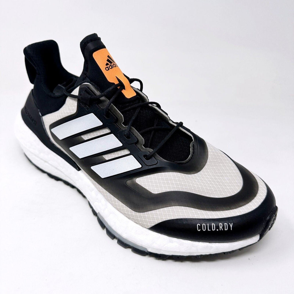Adidas UltraBoost 22 COLD.RDY 2.0 Black White Orange Womens Running Shoes GX6735