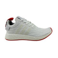 Adidas NMD R2 Primeknit White Core Red Mens Athletic Sneaker
