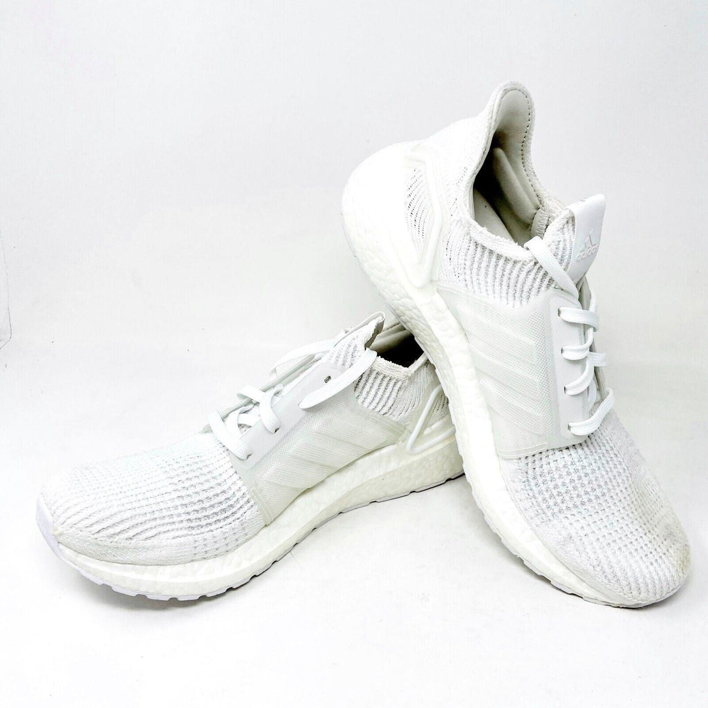 Adidas UltraBoost 19 Triple White Mens Size 8.5 Running Sneakers G54008