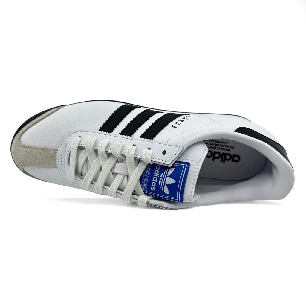 Adidas Samoa White Black Mens Athletic Sneakers