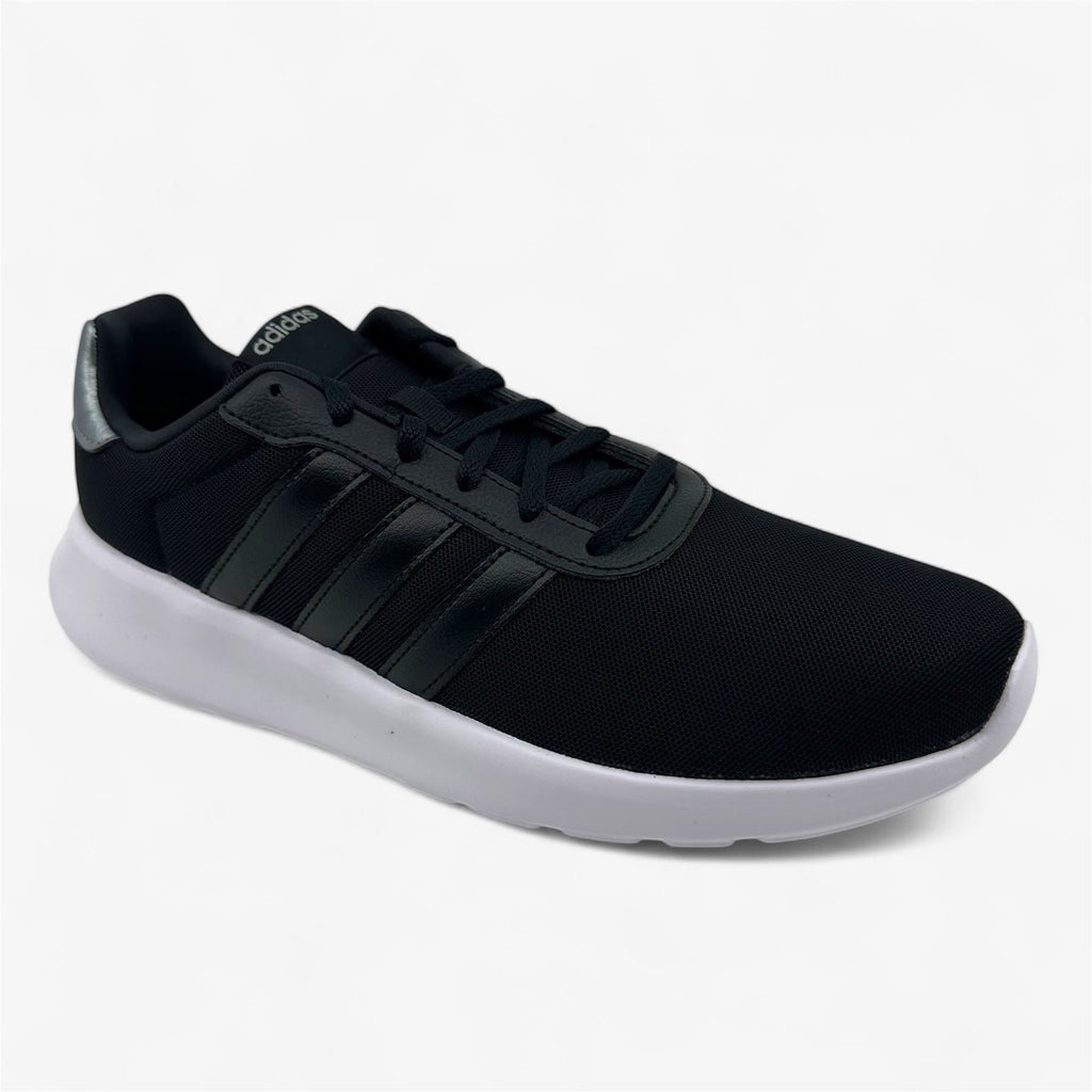 Adidas Lite Racer 3.0 Black White Womens Athletic Sneaker
