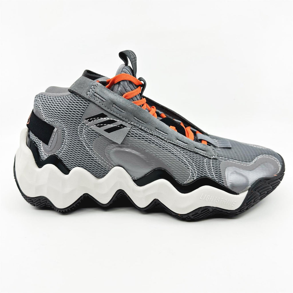 Adidas Exhibit B Candace PE Grey Impact Orange Womens Athletic Sneaker