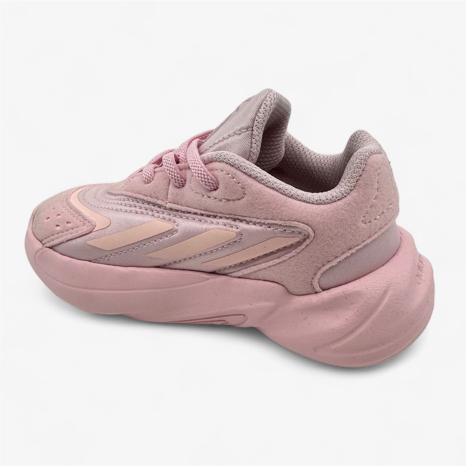 Adidas Ozelia EL Clear Pink Black Toddler Girls Athletic Sneaker