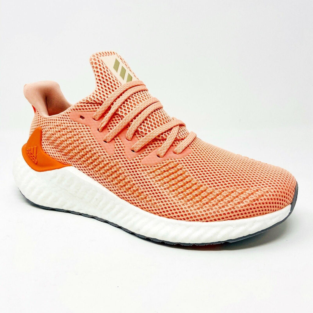 Adidas Alphaboost Semi Coral Glow Pink Mens Running Shoes Sneakers F33947