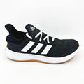 Adidas Cloudfoam Pure SPW Black White Gum Womens Running Shoes IG2530