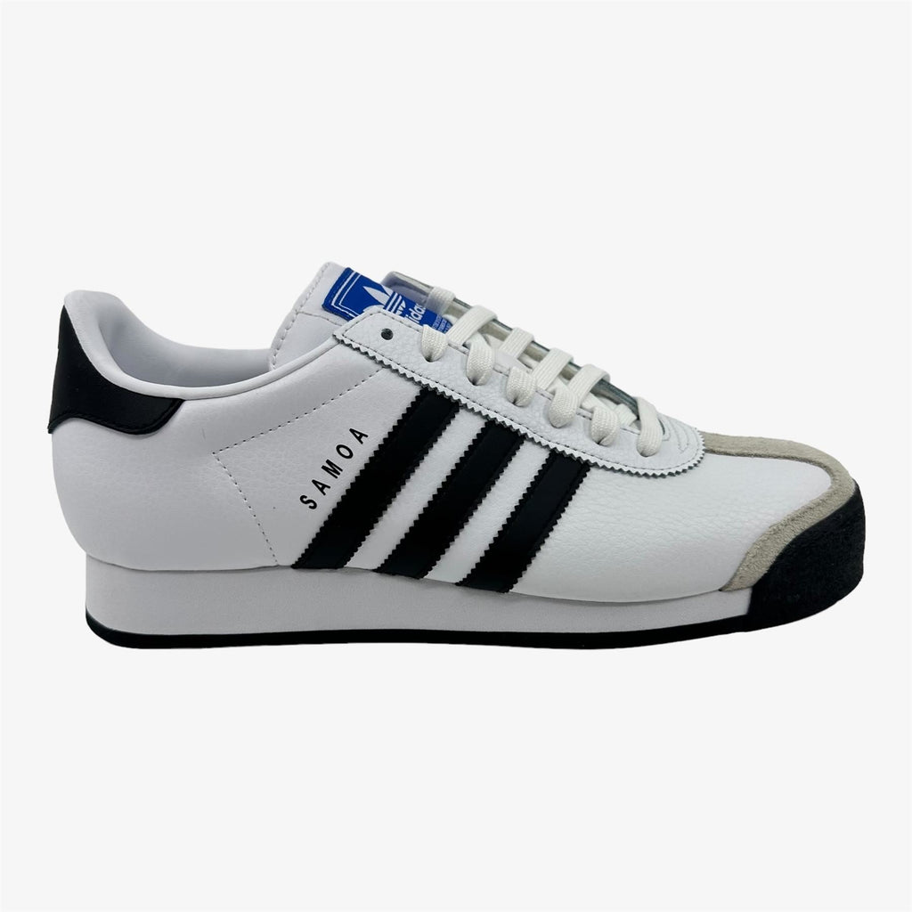 Adidas Samoa White Black Mens Athletic Sneakers