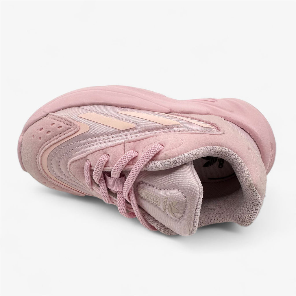 Adidas Ozelia EL Clear Pink Black Toddler Girls Athletic Sneaker