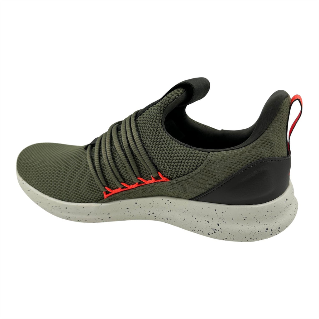 Adidas Lite Racer Adapt 7.0 Olive Strata Solar Red Mens Athletic Sneaker