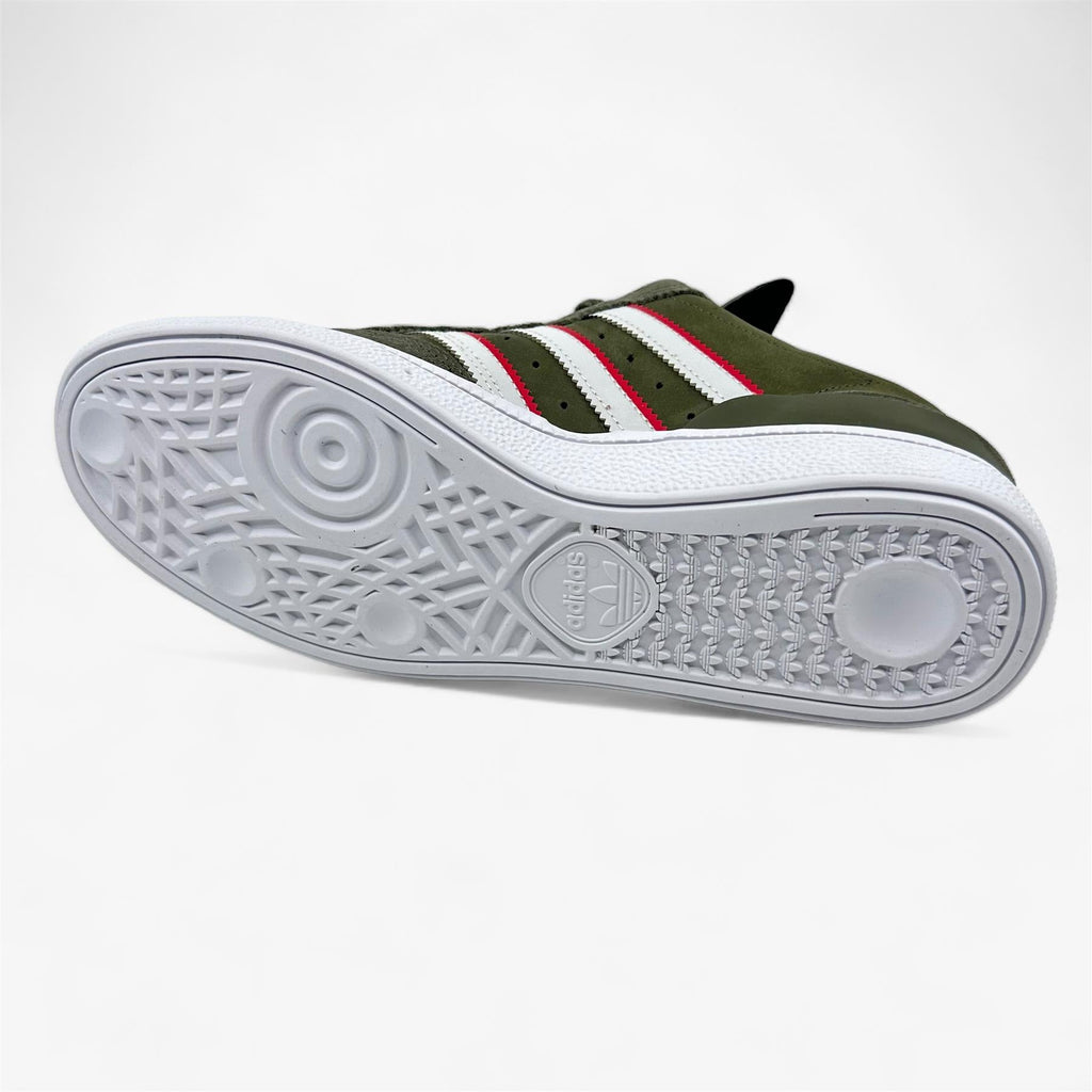 Adidas Busenitz Olive Strata Red Cloud White Mens Athletic Sneakers