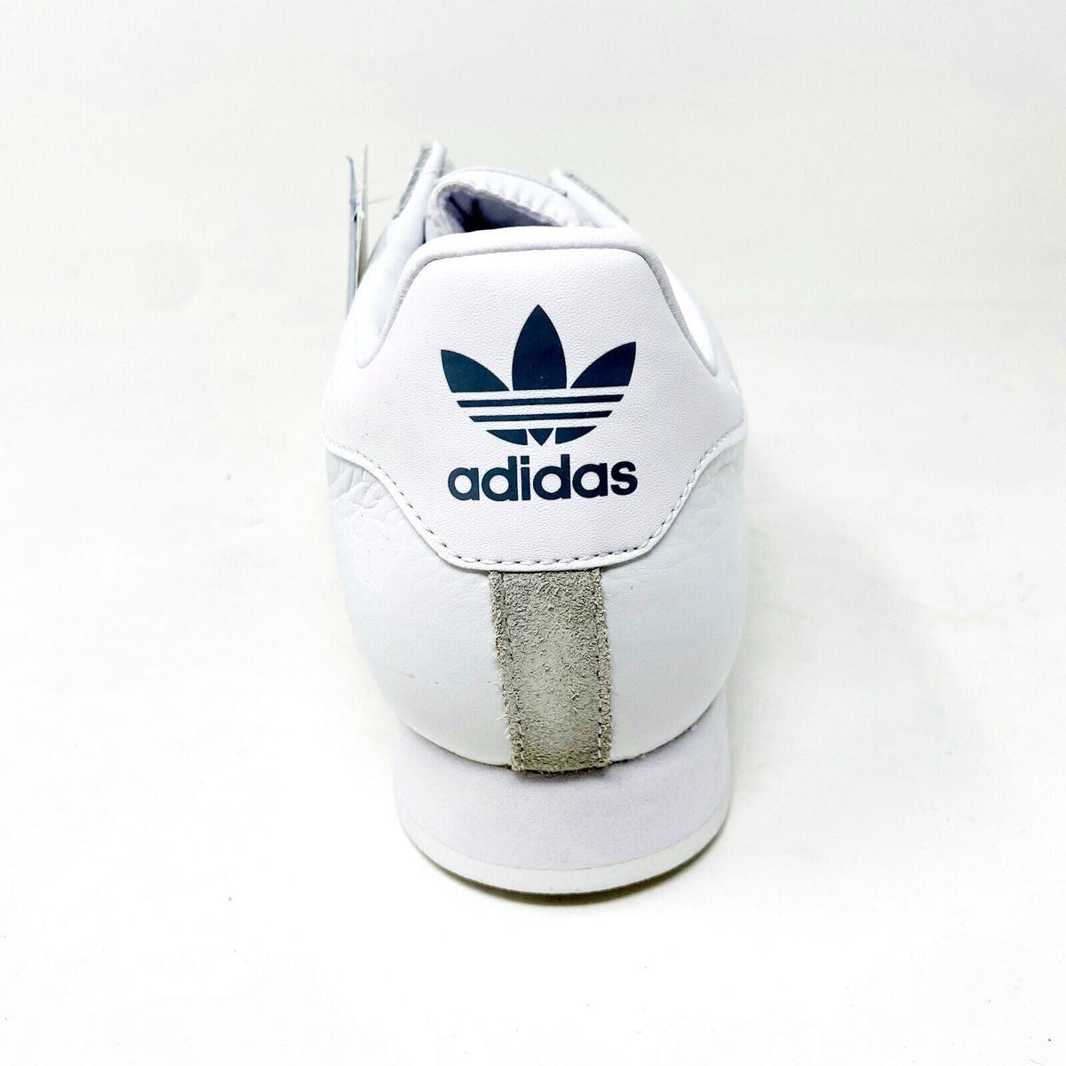 Adidas Originals Samoa Leather White Gray Mens Retro Leather Sneakers 133759