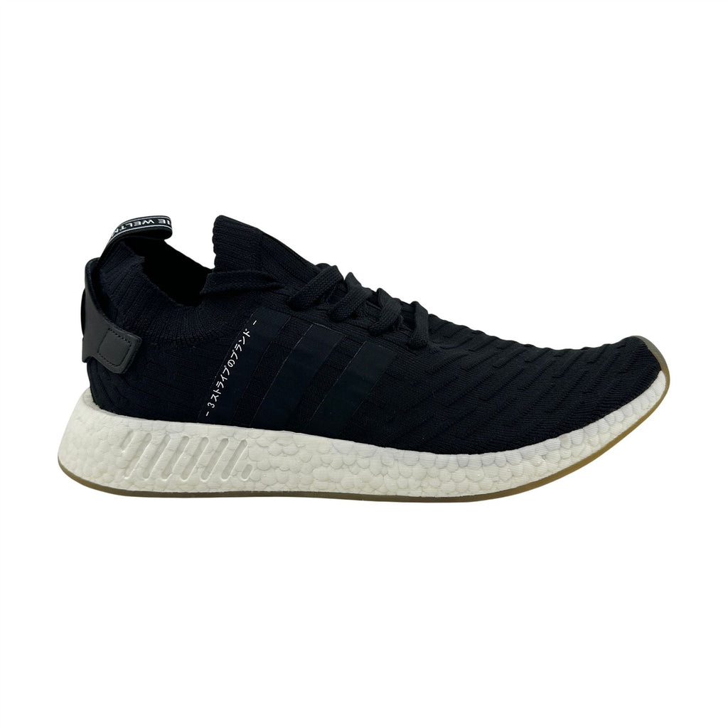 Adidas NMD R2 Primeknit Japan Core Black Mens Size 11.5 Athletic Sneaker