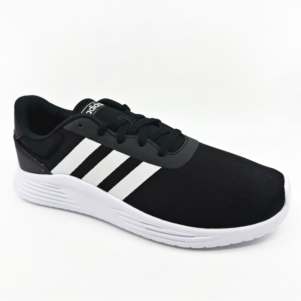 Adidas Lite Racer 2.0 Core Black Core White Mens Athletic Sneakers