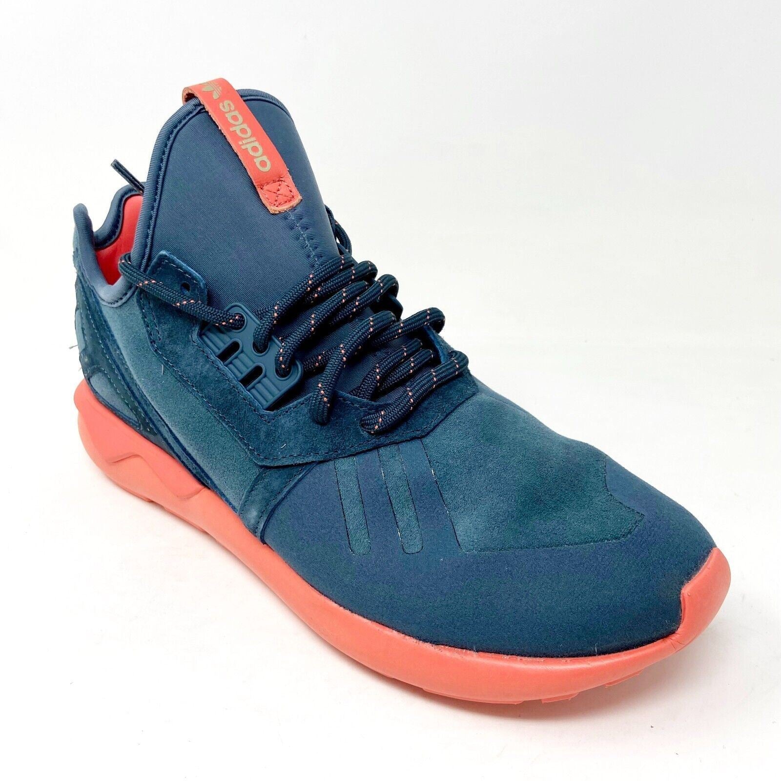 Adidas Originals Tubular Runner Midnight Blue Coral Mens Trainer Shoes S81680