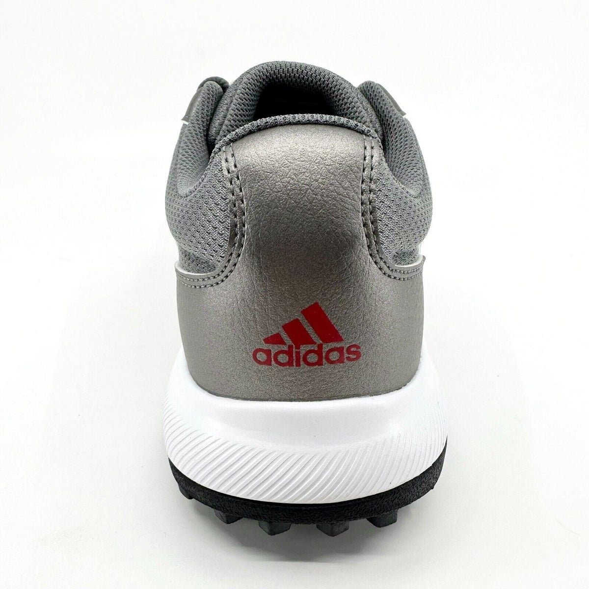 Adidas Tech Response 2.0 Gray Silver Metallic Mens Spike Golf Shoes EE9123