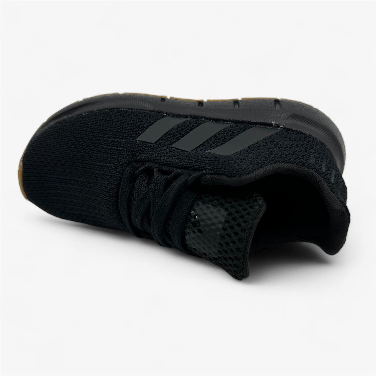 Adidas Swift Run 1.0 EL Triple Black Baby Toddler Athletic Sneaker