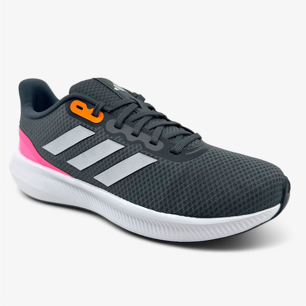 Adidas Runfalcon 3.0 Grey Beam Pink Womens Athletic Sneaker