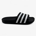 Adidas Adilette Aqua Black White Womens Athletic Slip-On