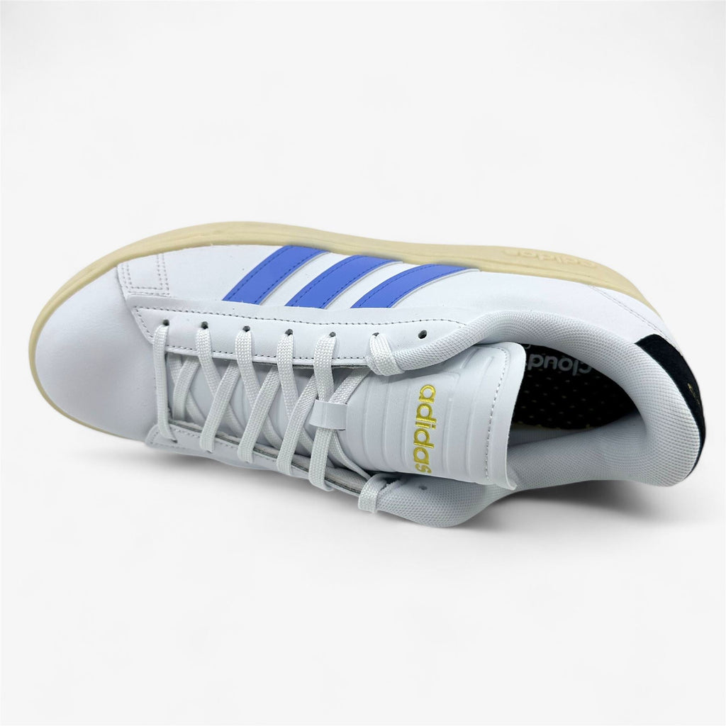 Adidas Grand Court Alpha White Blue Womens Size 11 Athletic Sneaker