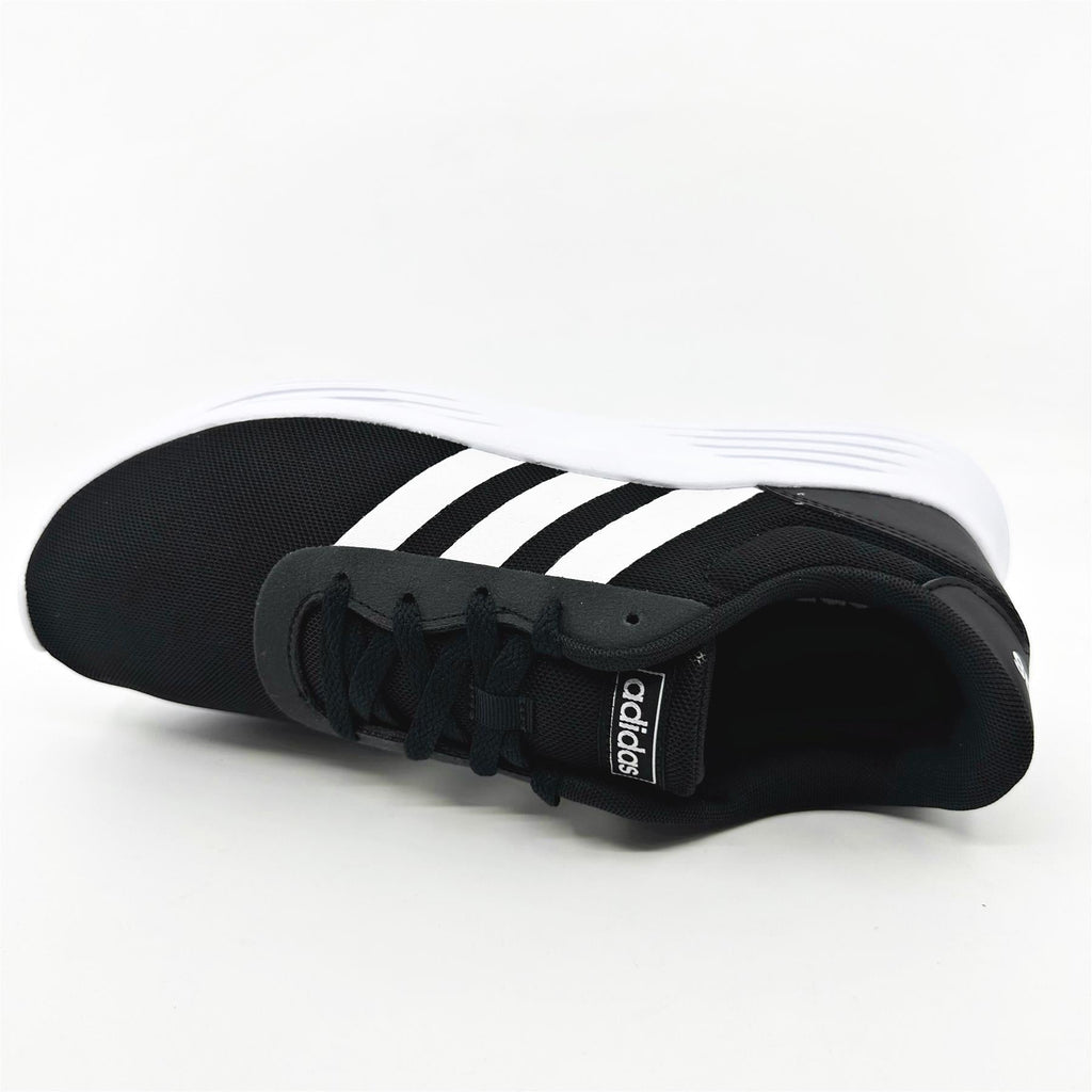 Adidas Lite Racer 2.0 Core Black Core White Mens Athletic Sneakers