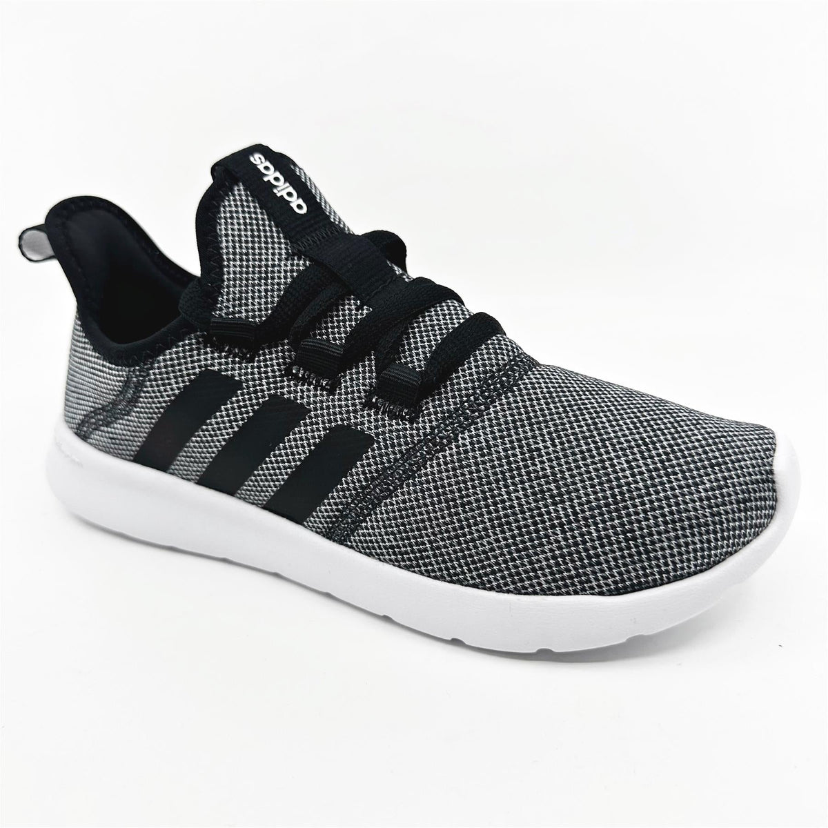 Adidas Cloudfoam Pure 2.0 Black White Womens Athletic Sneakers