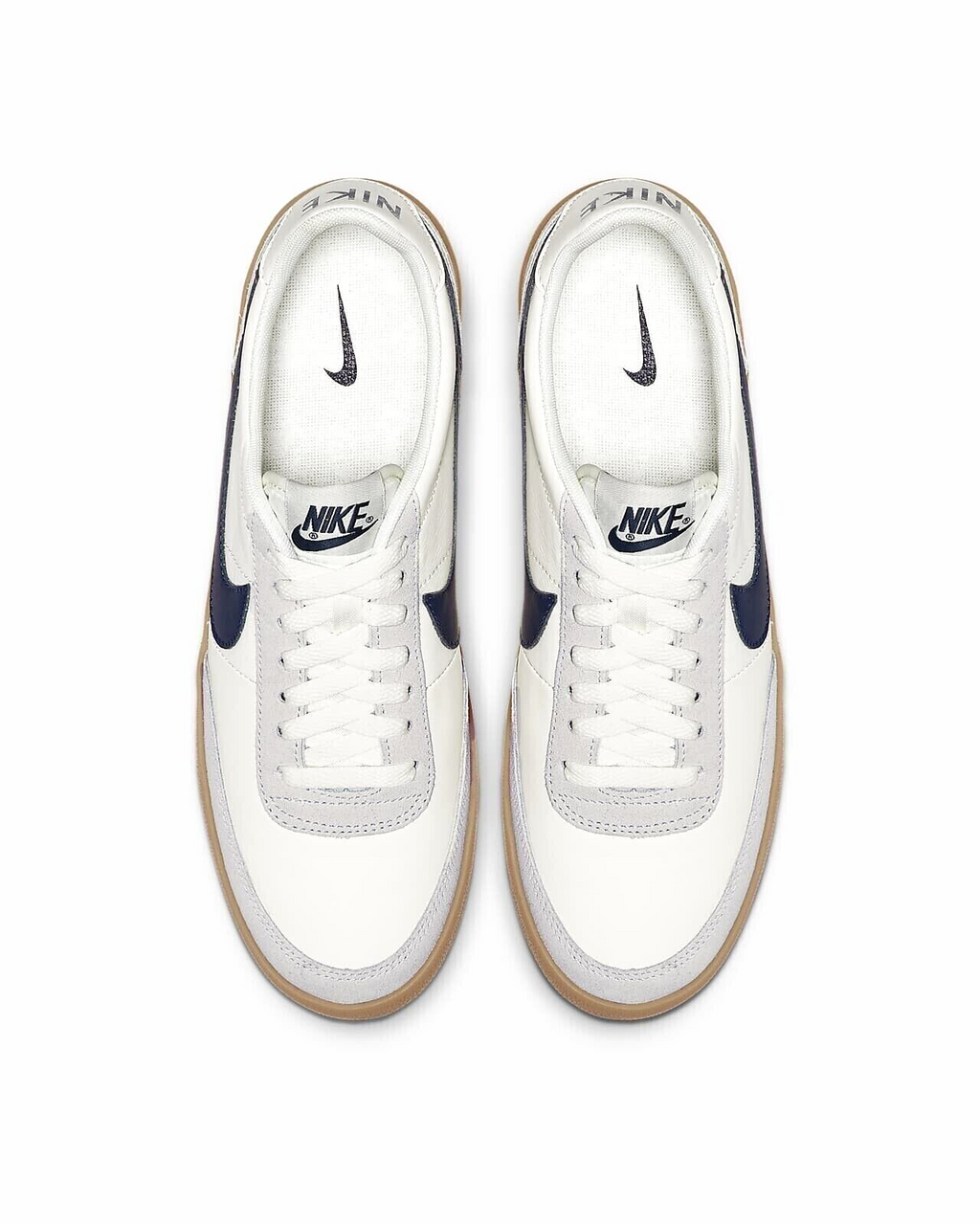 Men's Nike Killshot 2 Leather Sail/Midnight Navy-Gum Yellow (432997 107)