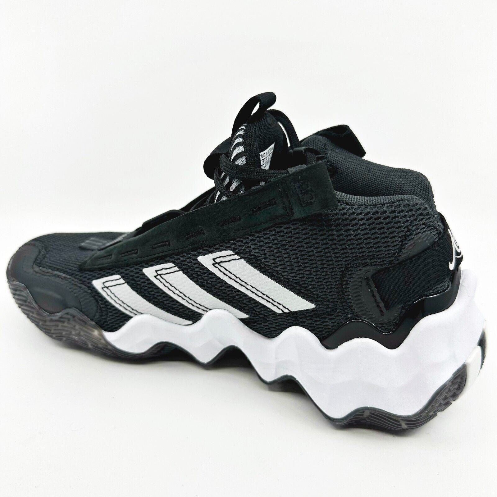 Adidas Exhibit B Candace PE Black White Womens Basketball Sneakers GZ2349