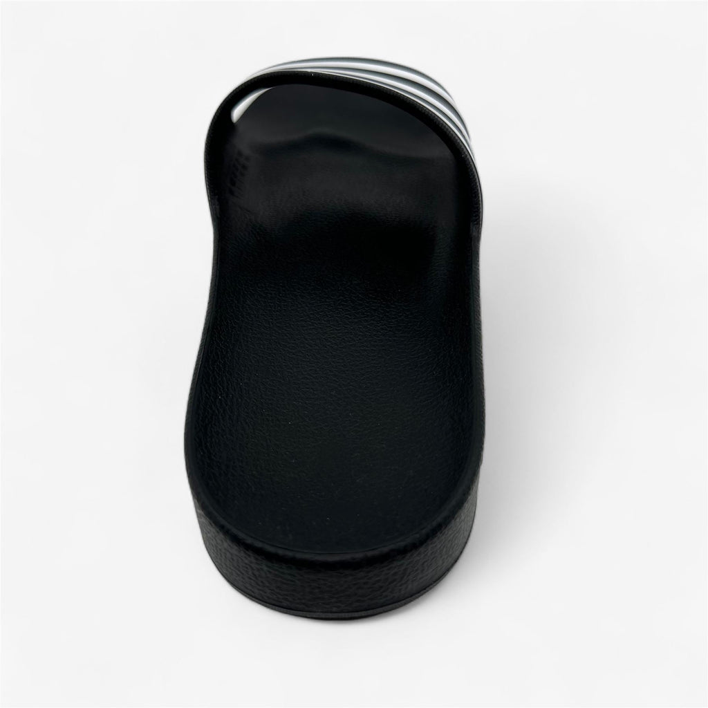 Adidas Adilette Aqua Black White Womens Athletic Slip-On