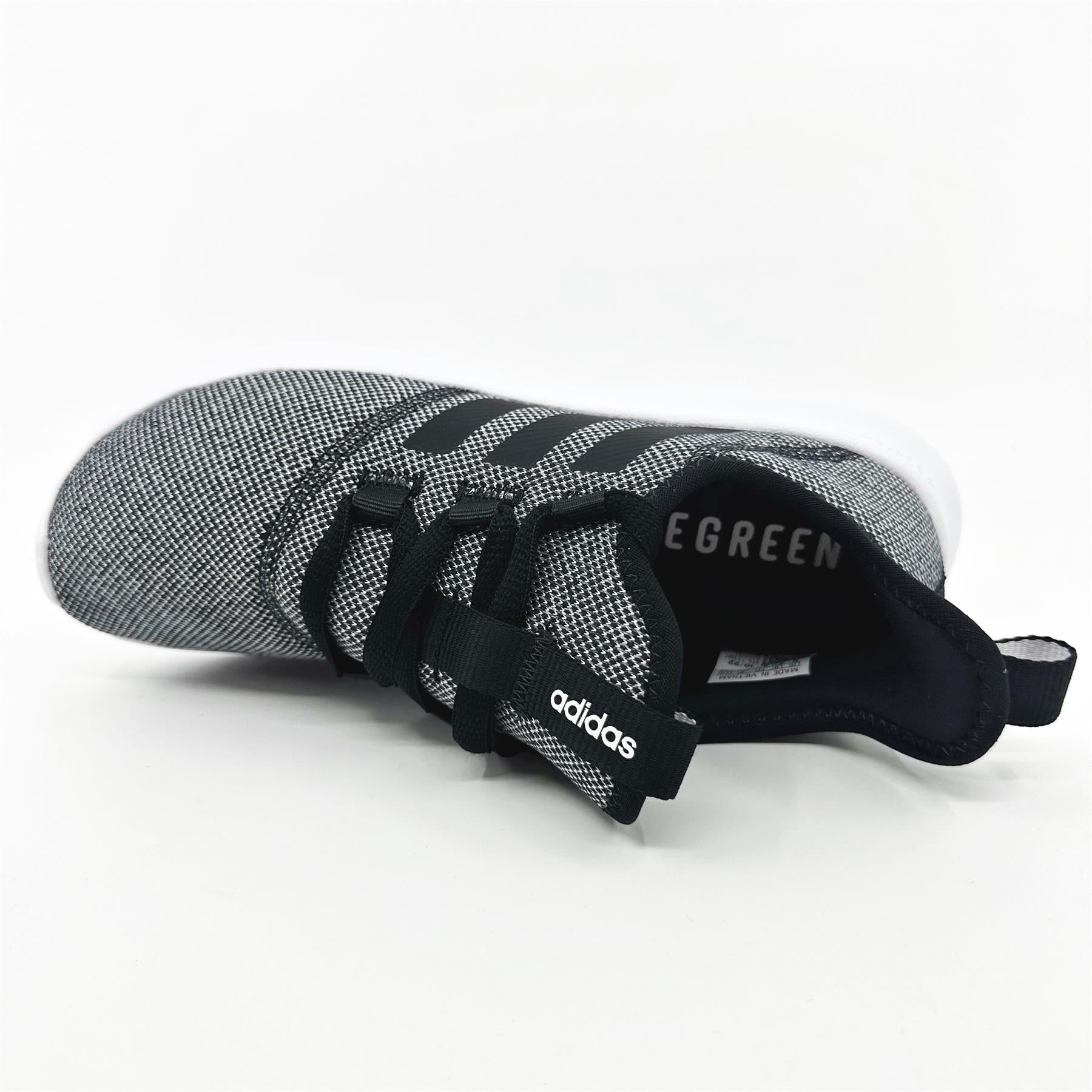 Adidas Cloudfoam Pure 2.0 Black White Womens Athletic Sneakers