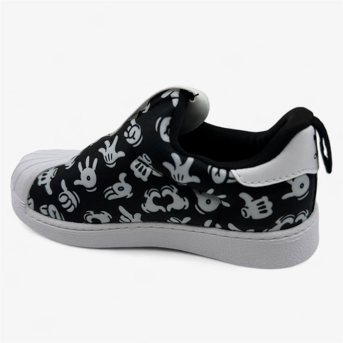 Adidas Superstar 360 Black White Baby Toddler Athletic Disney Sneaker