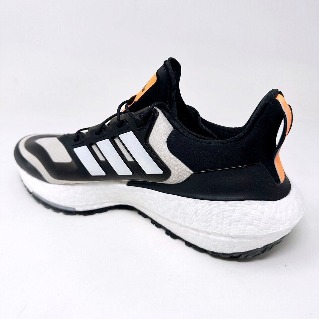 Adidas UltraBoost 22 COLD.RDY 2.0 Black White Orange Womens Running Shoes GX6735