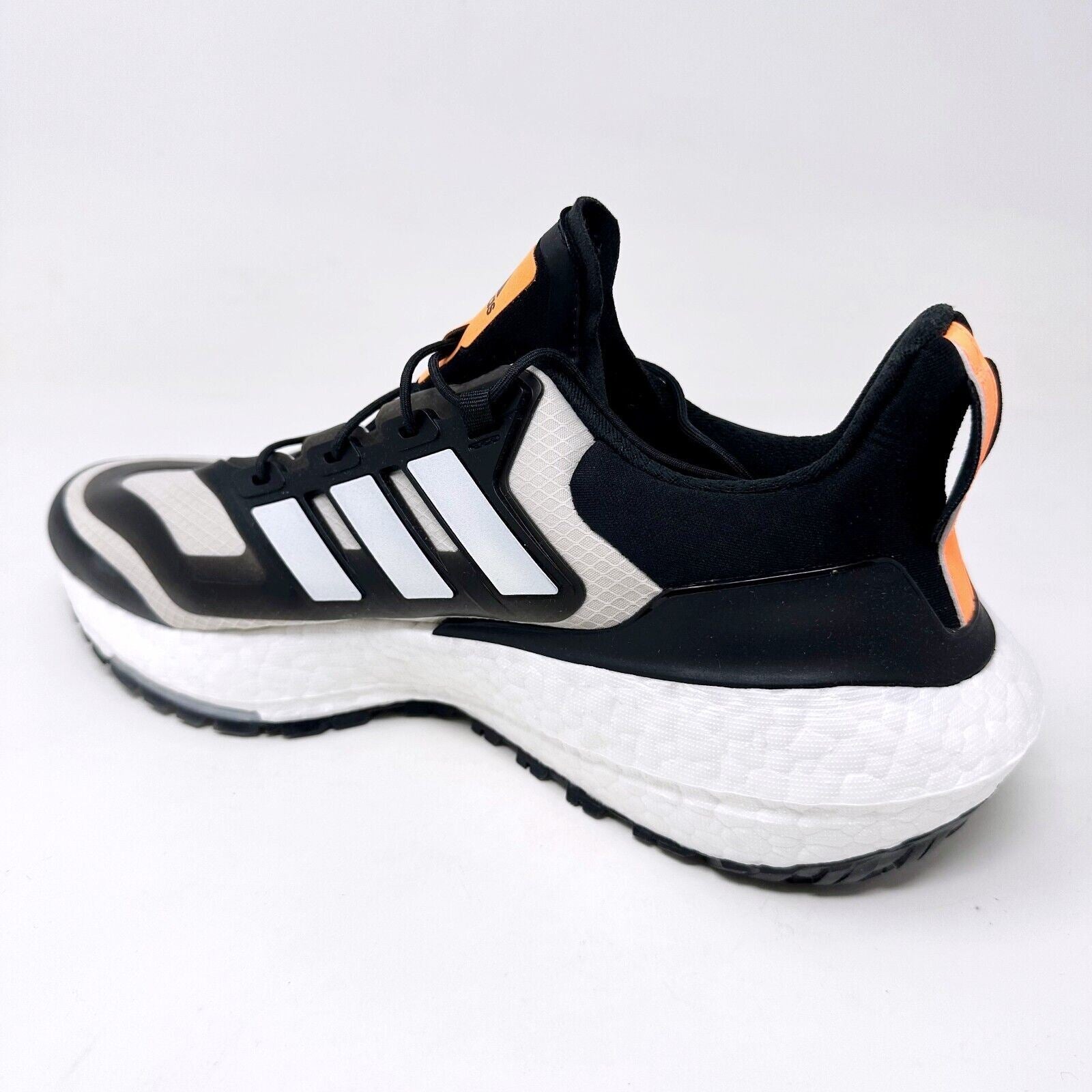 Adidas UltraBoost 22 COLD.RDY 2.0 Black White Orange Womens Running Shoes GX6735