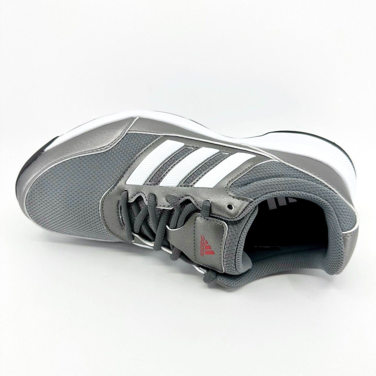 Adidas Tech Response 2.0 Gray Silver Metallic Mens Wide Golf Shoes EE9420