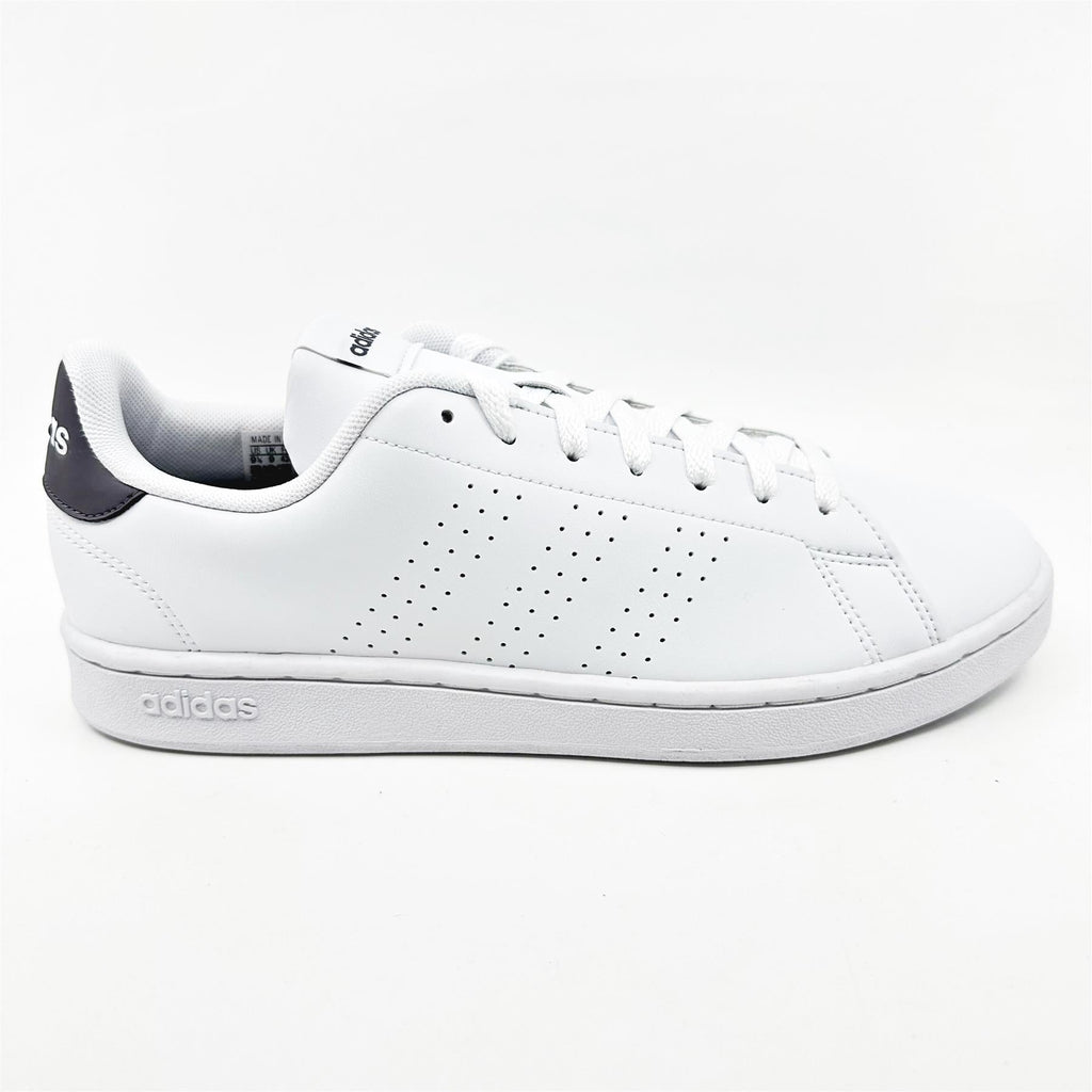 Adidas Advantage Cloud White Trace Grey Mens Athletic Sneakers