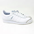 Adidas Originals Samoa Leather White Gray Mens Retro Leather Sneakers 133759