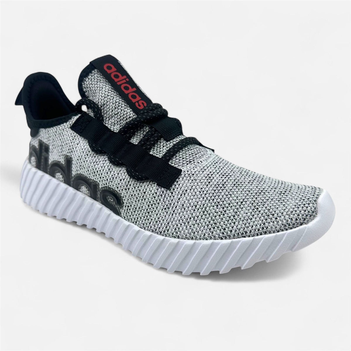 Adidas Kaptir 3.0 White Core Black Scarlet Mens Athletic Sneaker