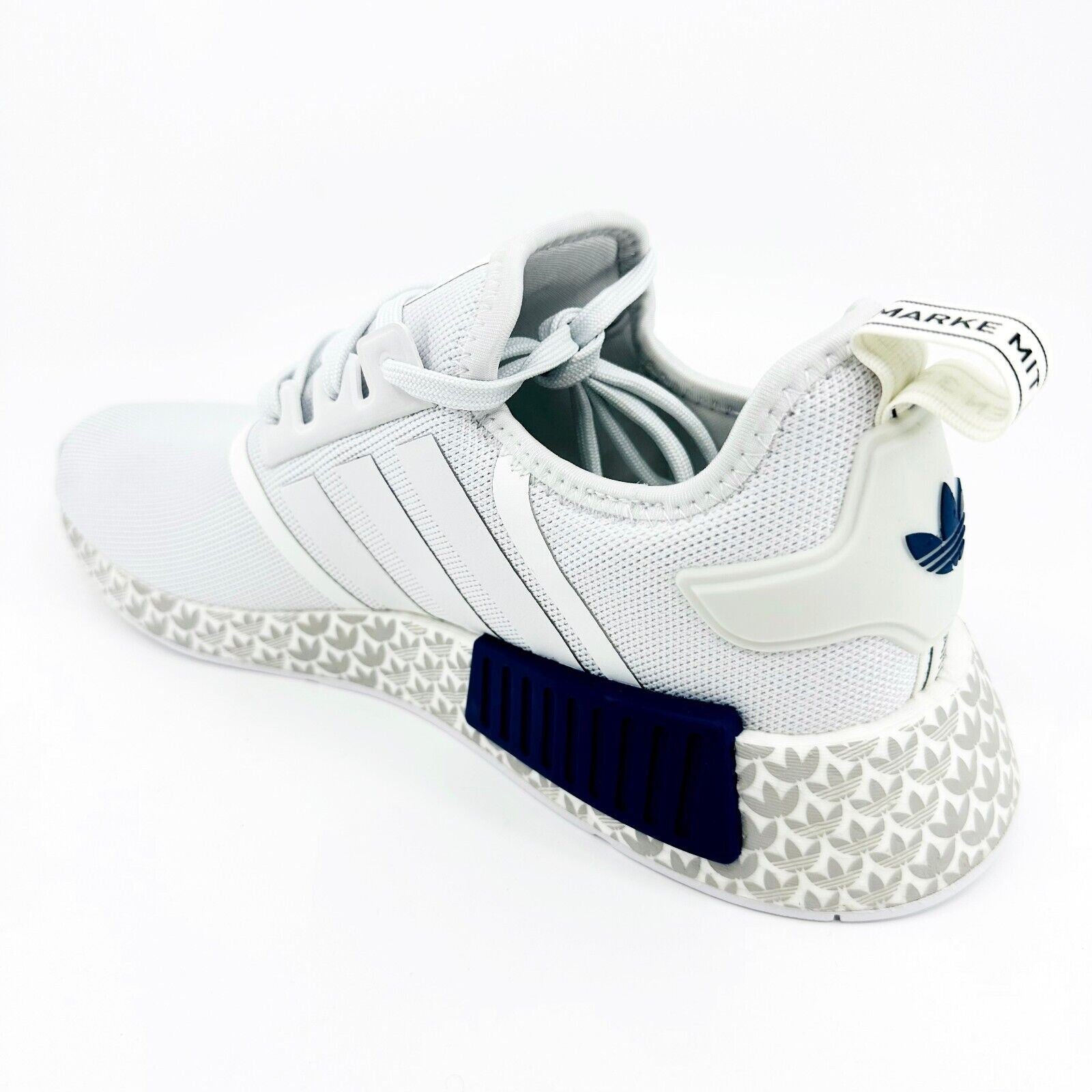 Adidas Originals NMD R1 Cloud White Royal Blue Mens Running Sneakers GY7368
