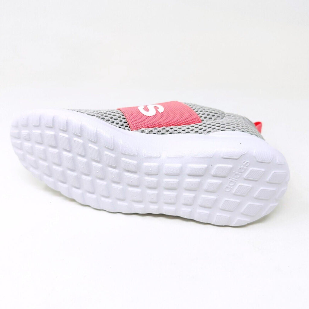 Adidas Lite Racer Adapt 4.0 K Gray Pink Kids Youth Running Shoes Q47209