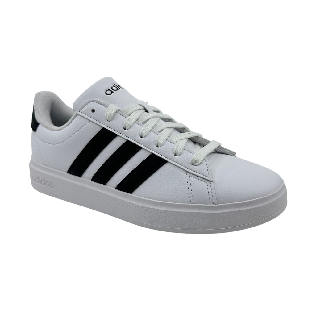 Adidas Grand Court 2.0 Cloud White Black Womens Athletic Sneaker