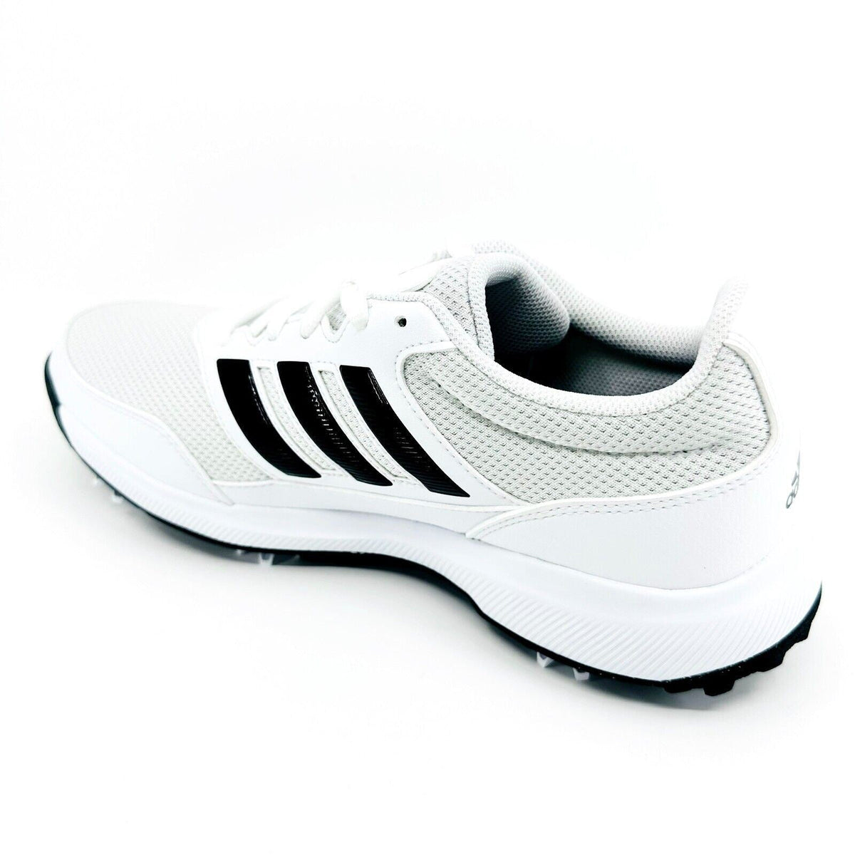 Adidas Tech Response 2.0 White Black Mens Spike Golf Shoes EE9121