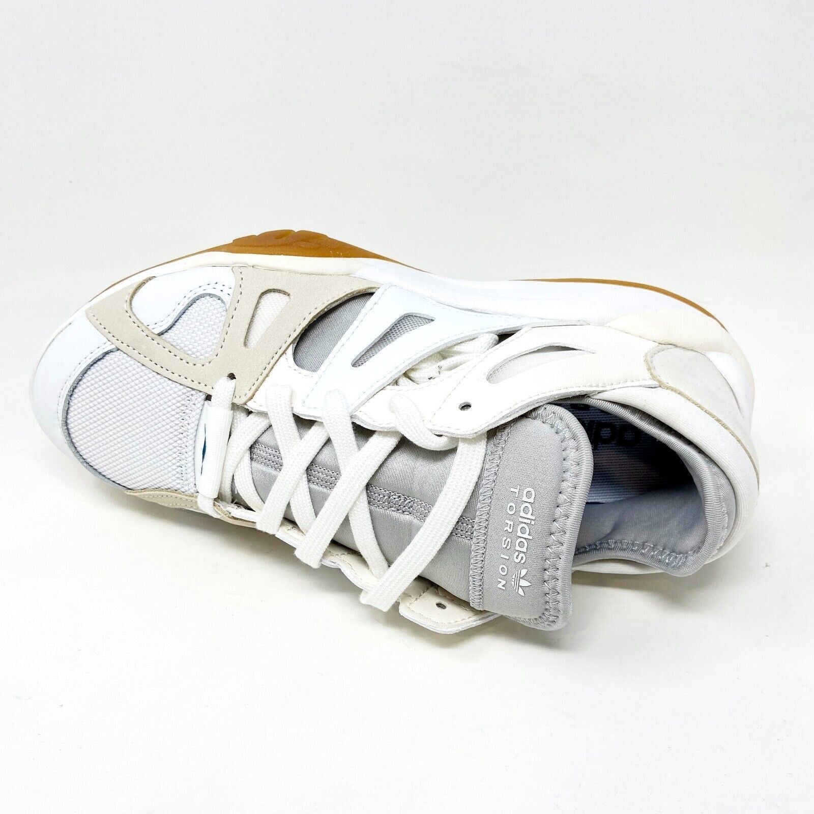 Adidas Dimension Lo Torsion Retro White Gum Mens Size 6.5 Sneakers F34420