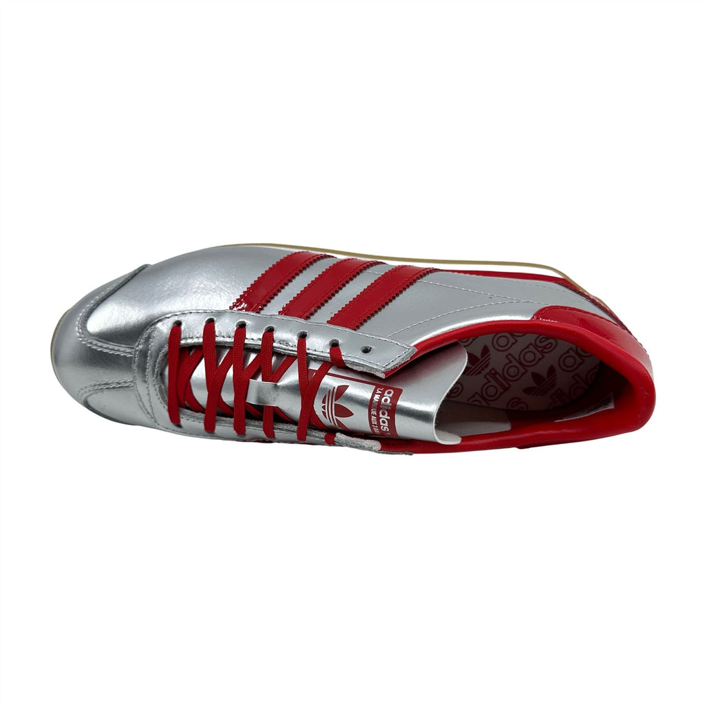 Adidas Country OG Silver Metallic Scarlet Red Womens Athletic Sneaker