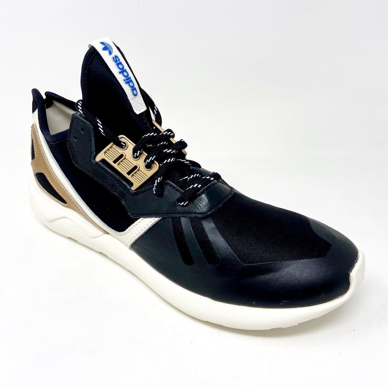 Adidas Originals Tubular Runner Black Gold White Mens Trainers Sneakers B35639