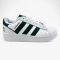 Adidas Superstar XLG White Collegiate Green Mens Athletic Sneaker