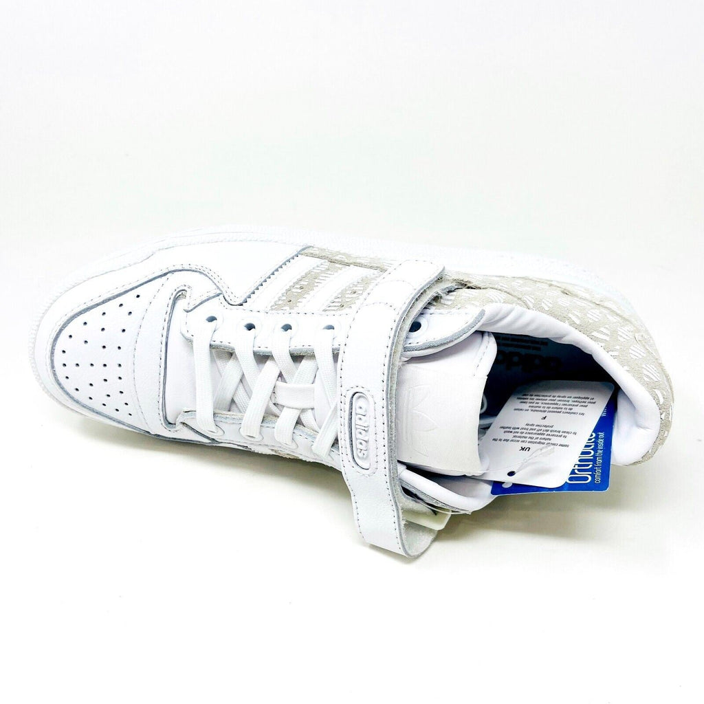 Adidas Originals Forum Low White Gray Womens Size 7 Trainer Sneakers BY9348
