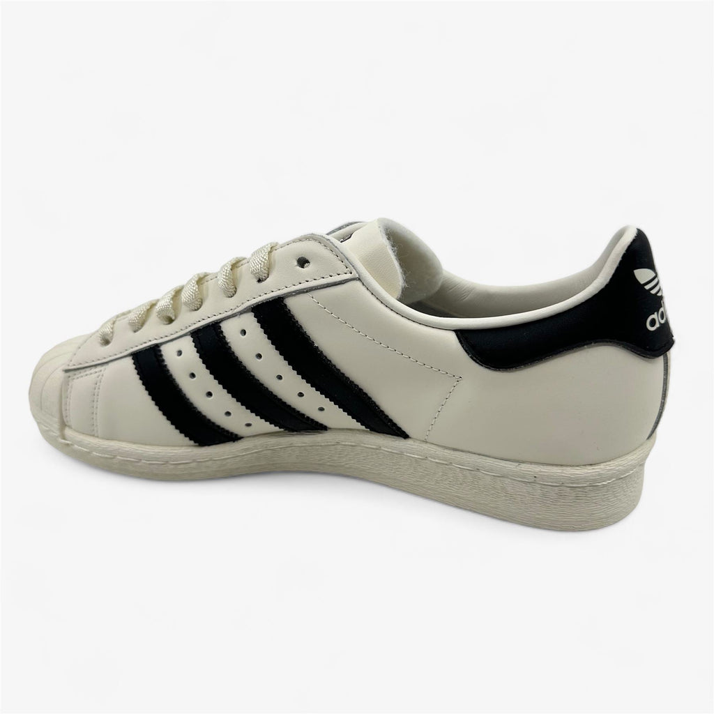 Adidas Superstar 82 Cloud White Black Mens Athletic Sneaker