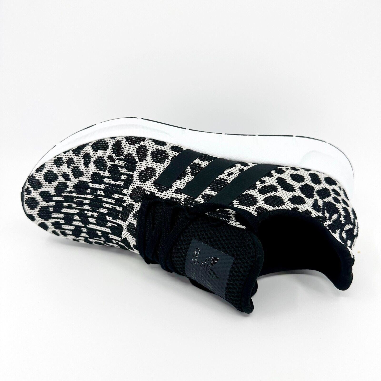 Adidas Originals Swift Run Leopard Black White Womens Running Shoes BD7962
